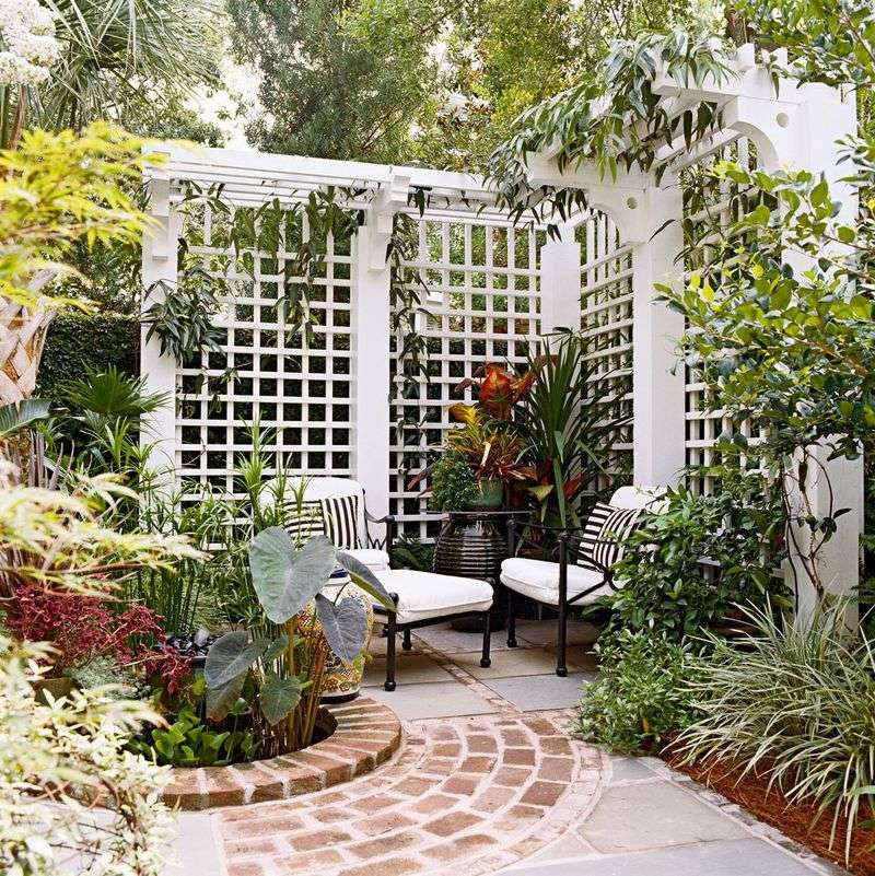 DIY Trellis Screen