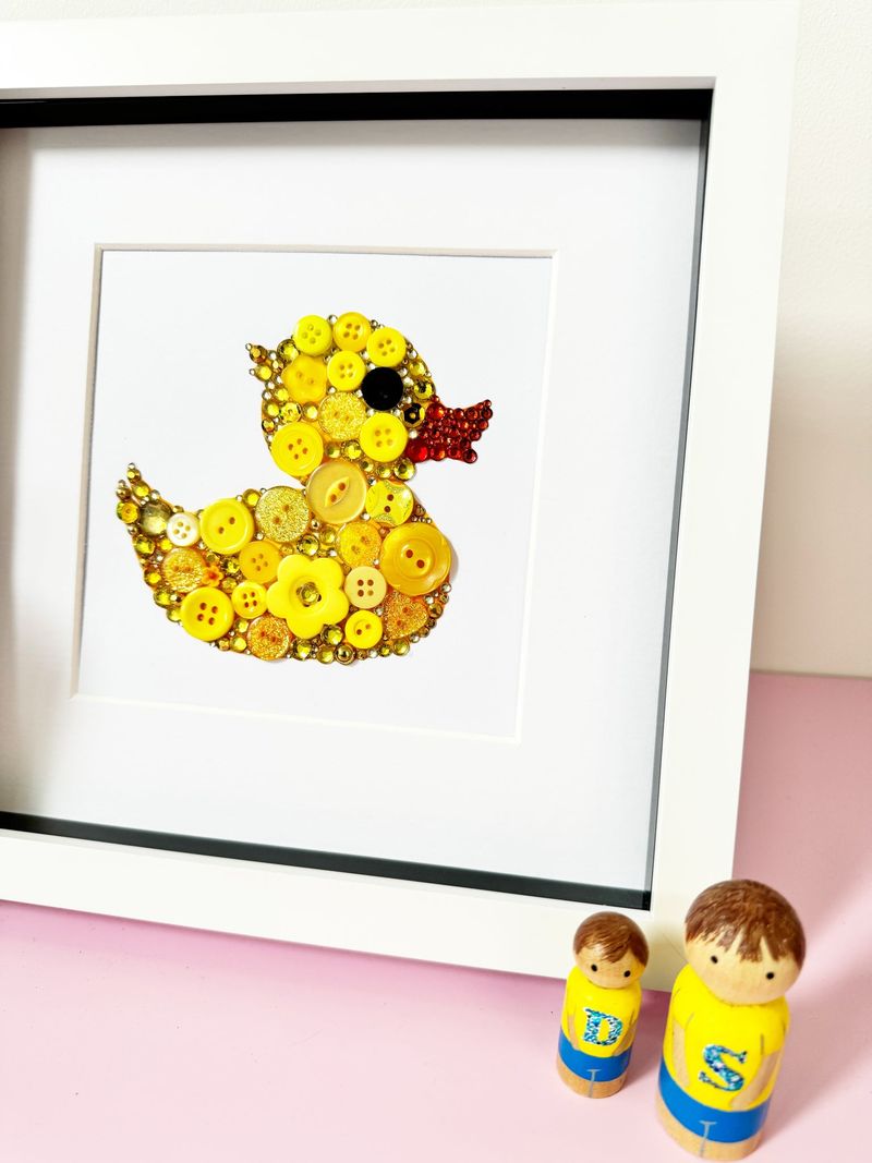 Button Picture Frames