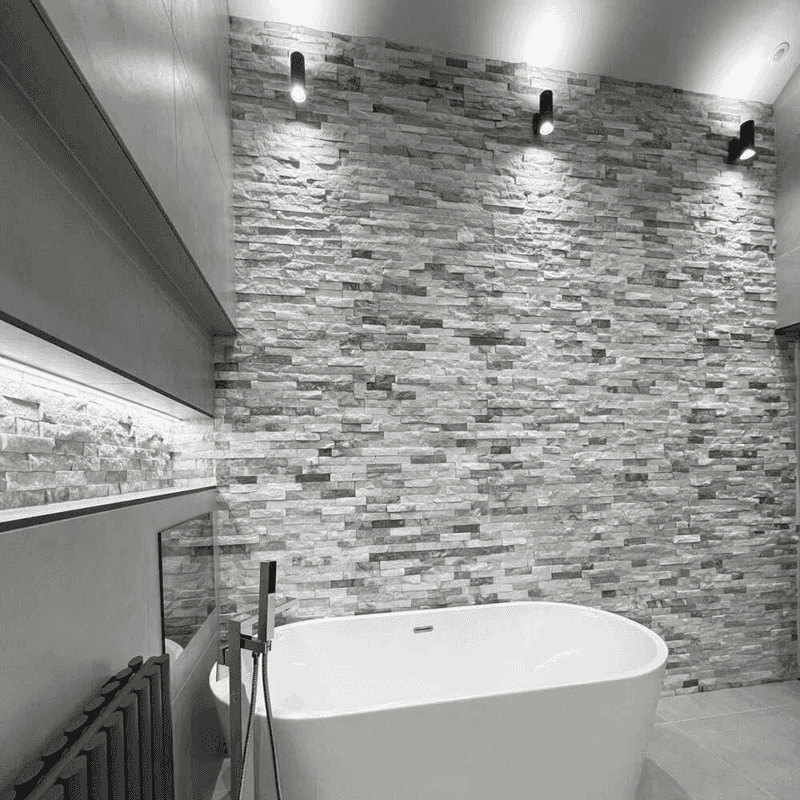 Textured Stone-Look Tiles