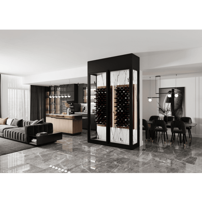Glass-Enclosed Wine Displays