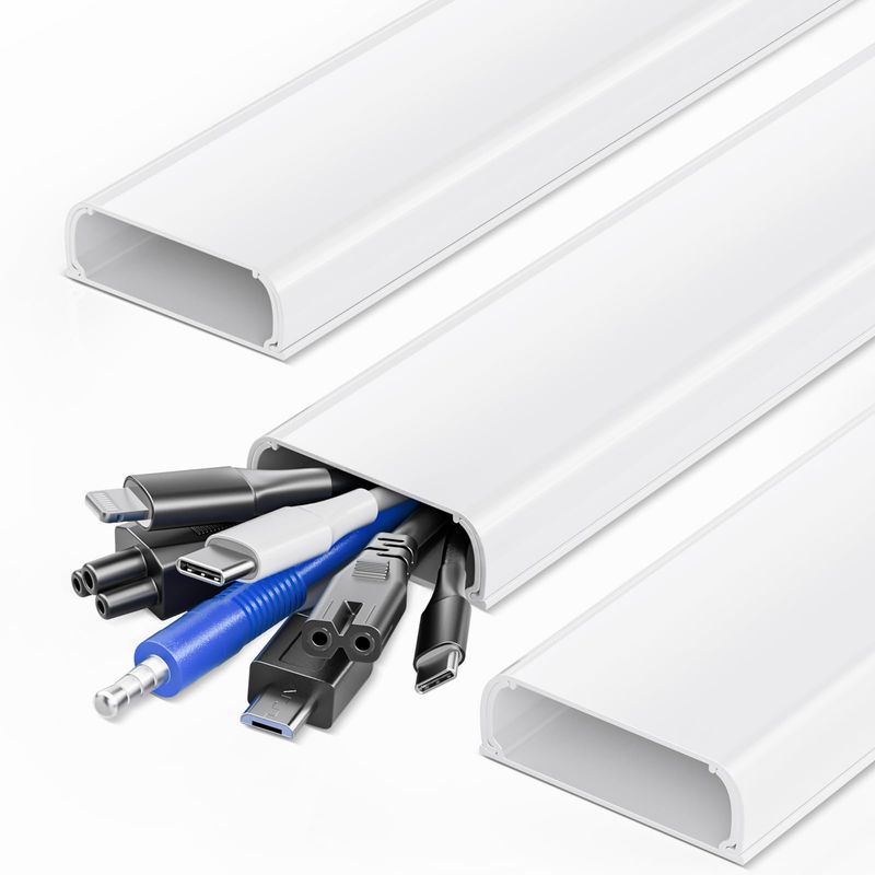 Cord-concealing raceways