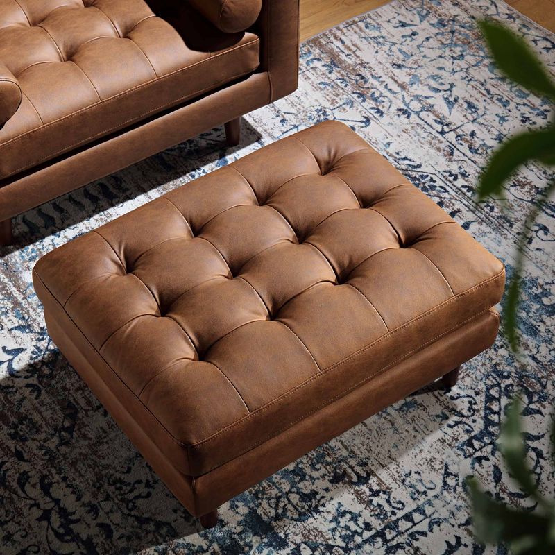 Add an Ottoman in Soft Suede