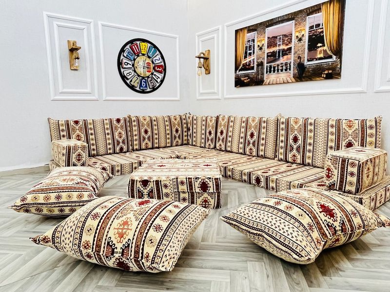 Opt for low seating arrangements