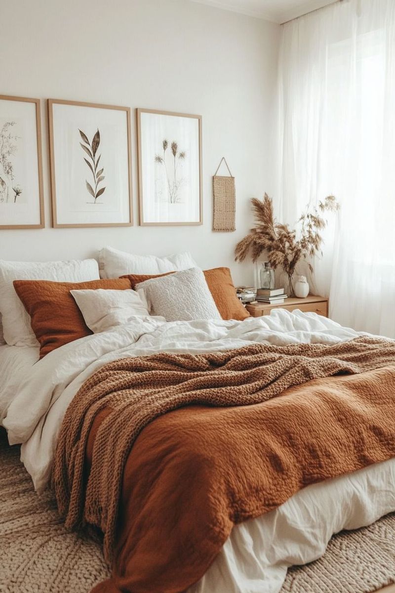 Mix Cream with Warm Earth Tones