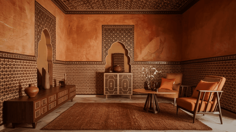 Choose warm, earthy color palettes