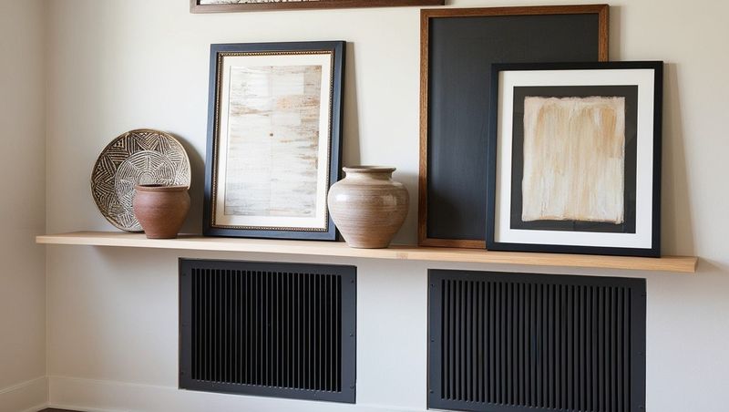 Design a Wall-Mounted Display Shelf Over It