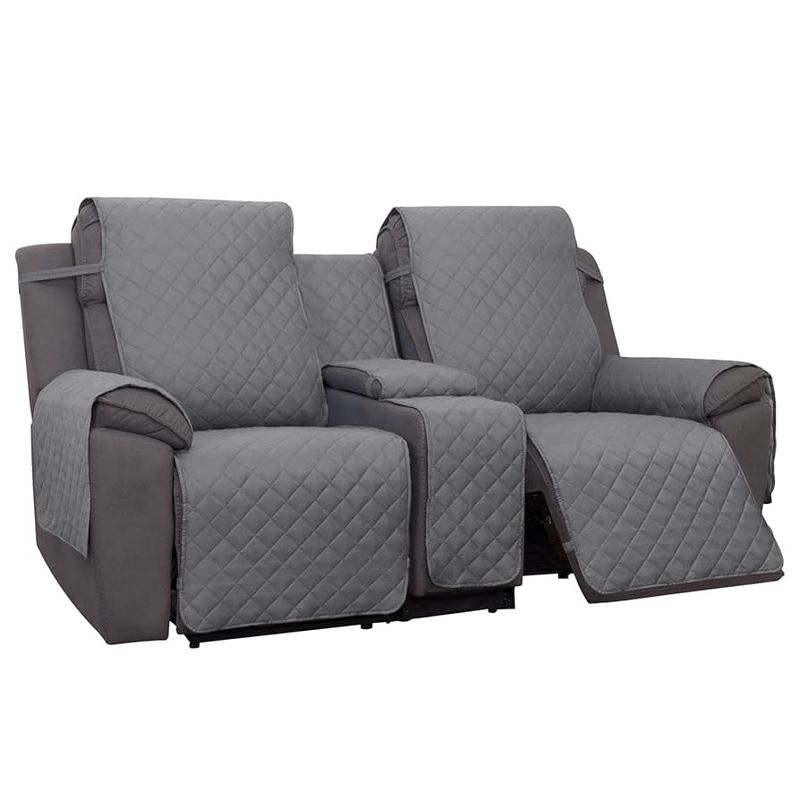 Microfiber Reclining Loveseat