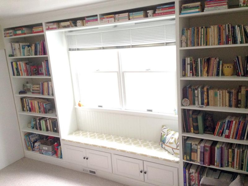 Create a Built-In Bookshelf Around It