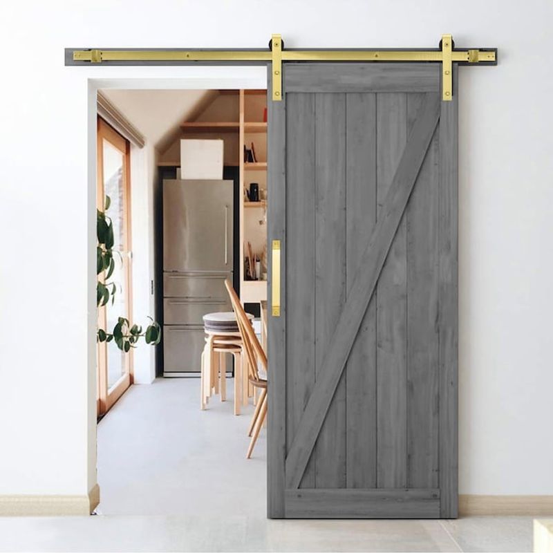 Use Sliding Barn Doors with Soft Hardware