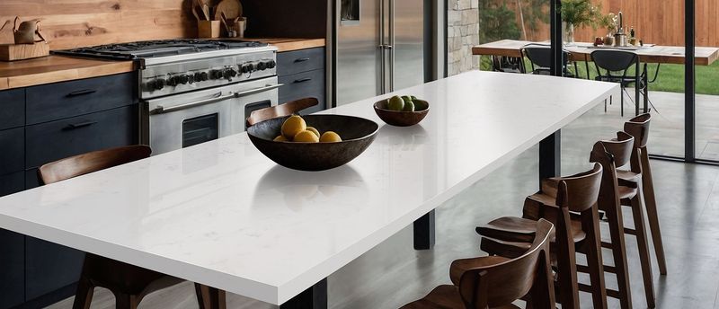 Opt for stone or quartz countertops