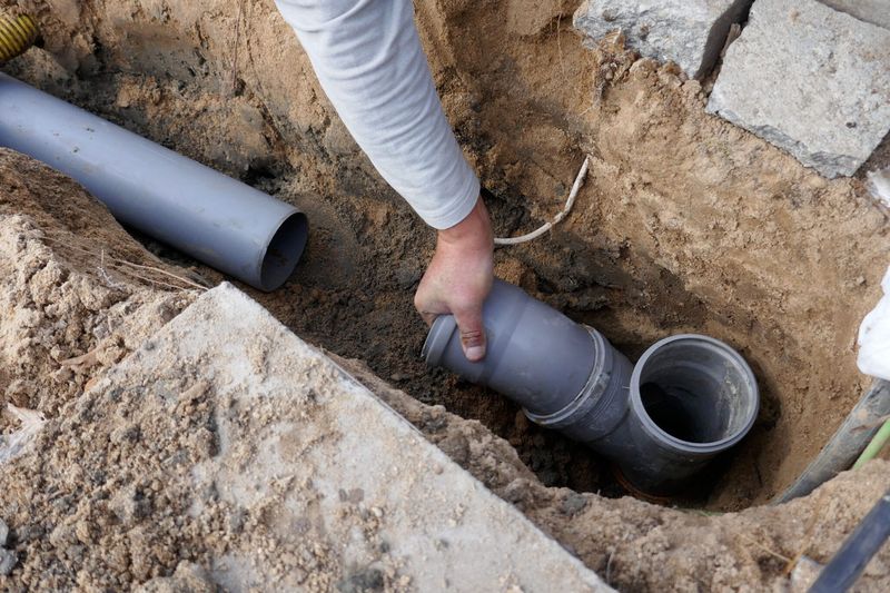 Sewer Line Work