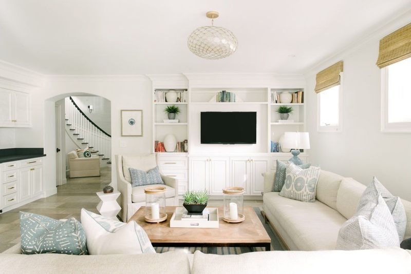 Choose light, neutral colors to open space