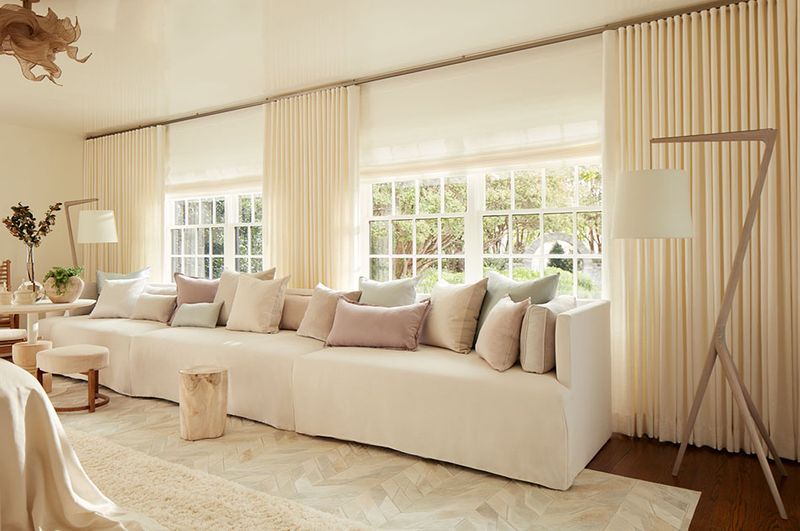 Use Curtains to Soften Edges