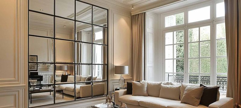 Use mirrors to enhance light and space