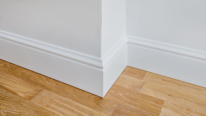 Ignoring Baseboards And Corners