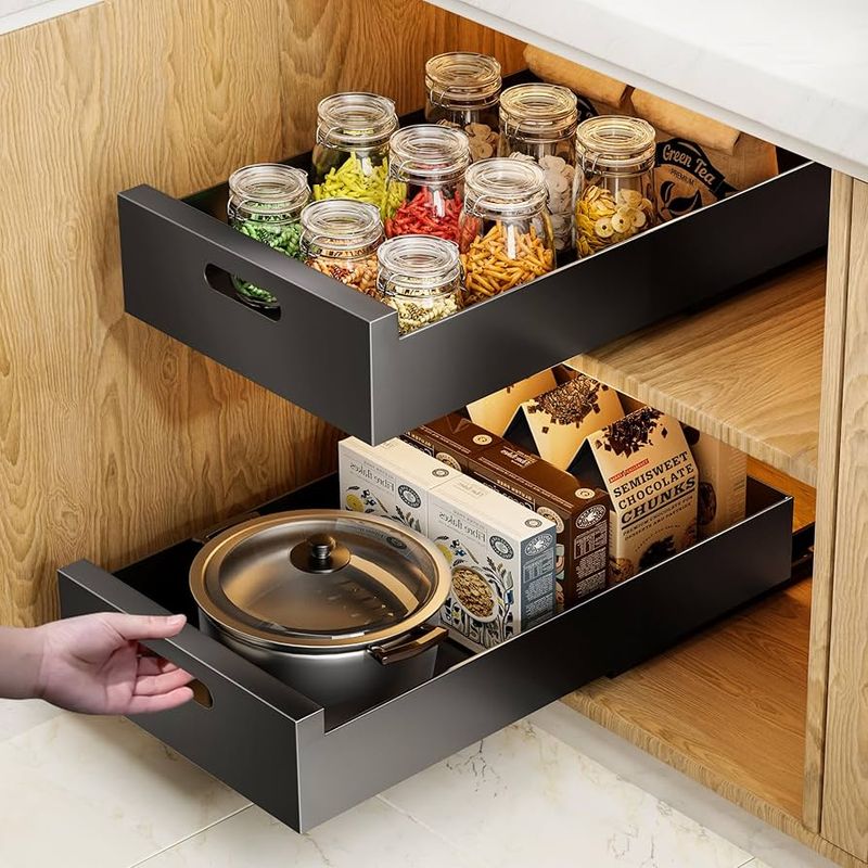 Pull-Out Drawers for Deep Shelves