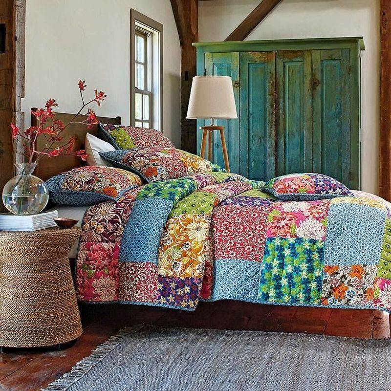 Add Quilts to Beds and Sofas