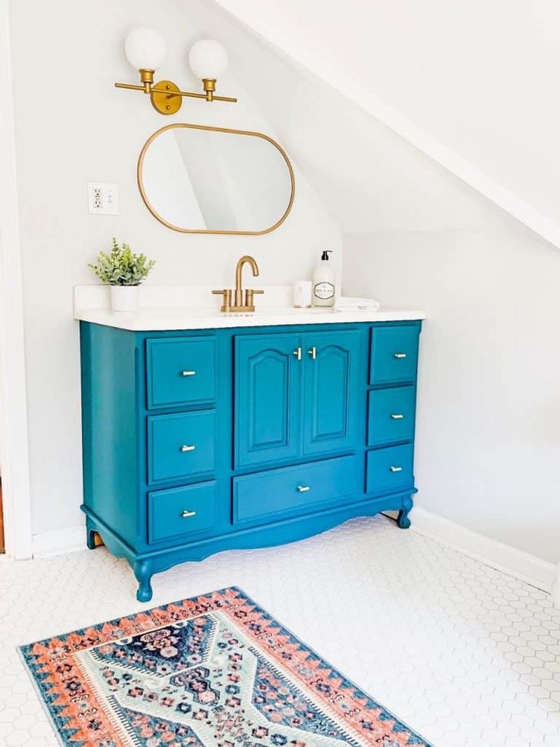 Try a Bright Vanity Color