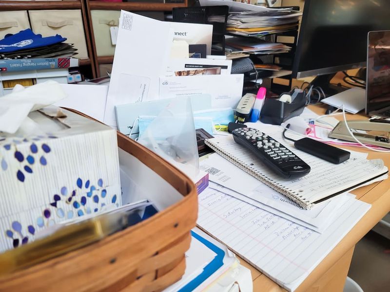 Dropping Mail and Paperwork on Counters