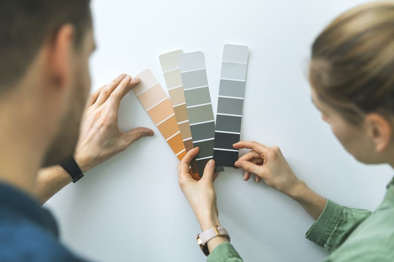 Test swatches before committing