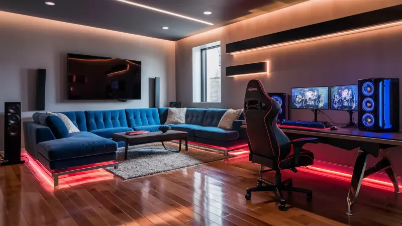 Game Room → Media Room or Family Room