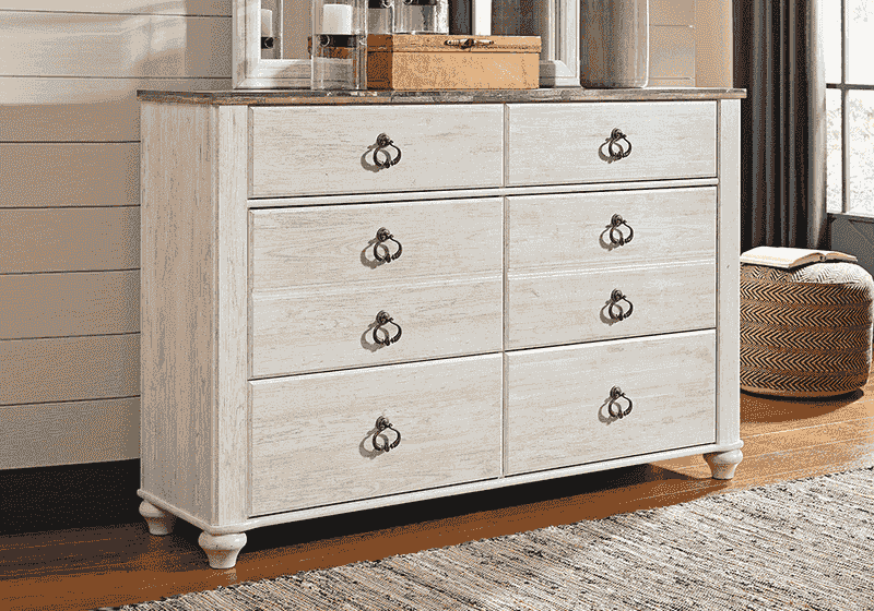 Whitewashed Dressers