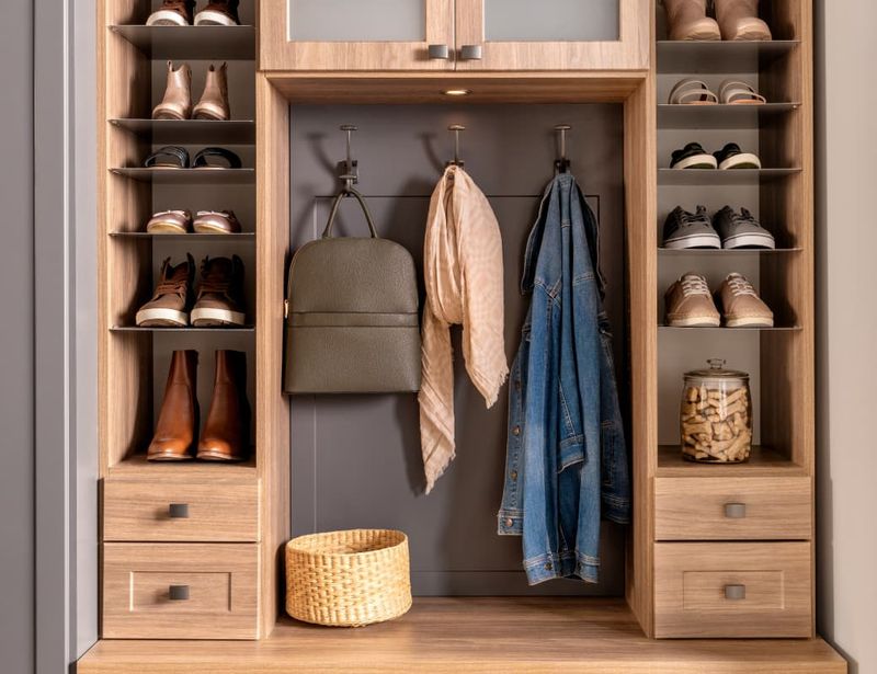 Organize Entryway Shoes and Bags