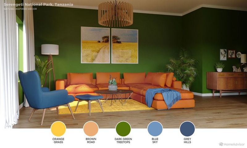 Use nature as a color palette guide