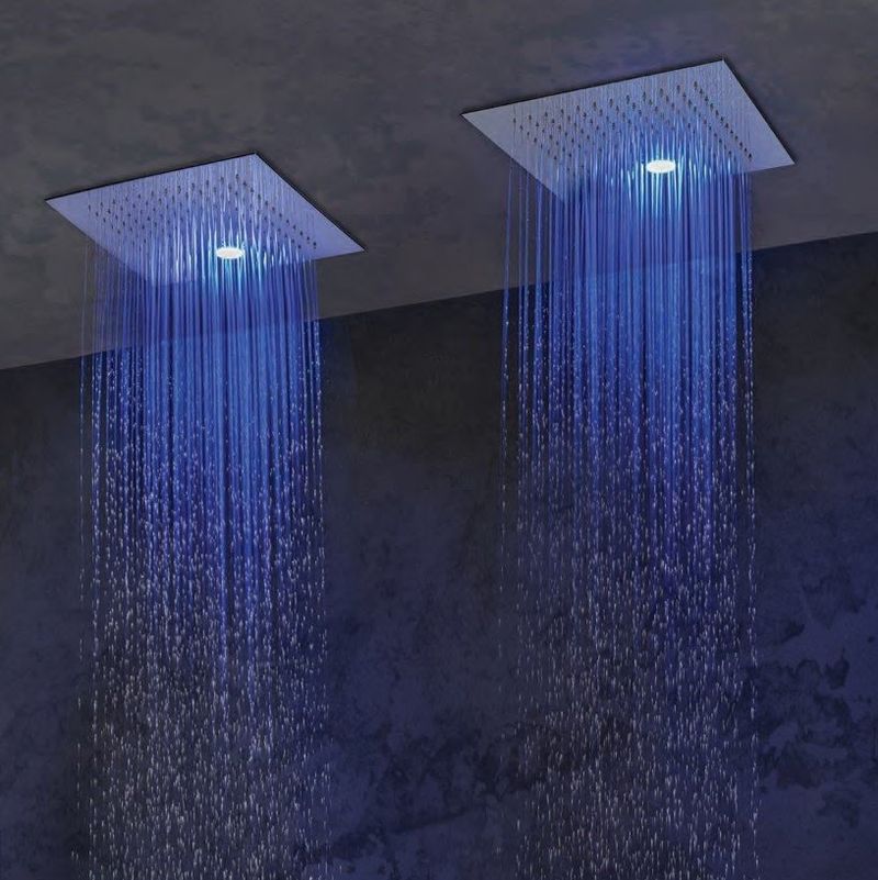 Rainfall Showers with Chromotherapy