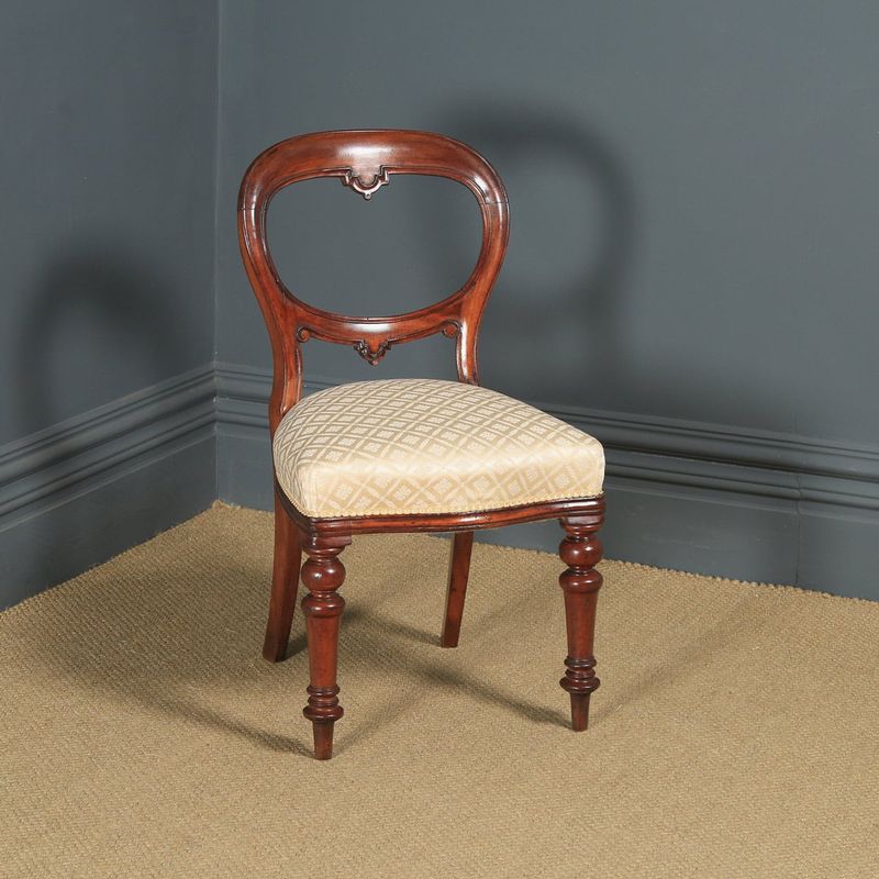 Victorian Balloon-Back Chair