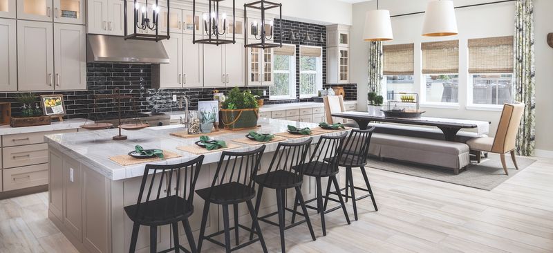 One-Wall Galley with Breakfast Nook