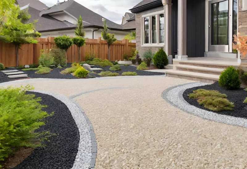 Gravel Accent Areas
