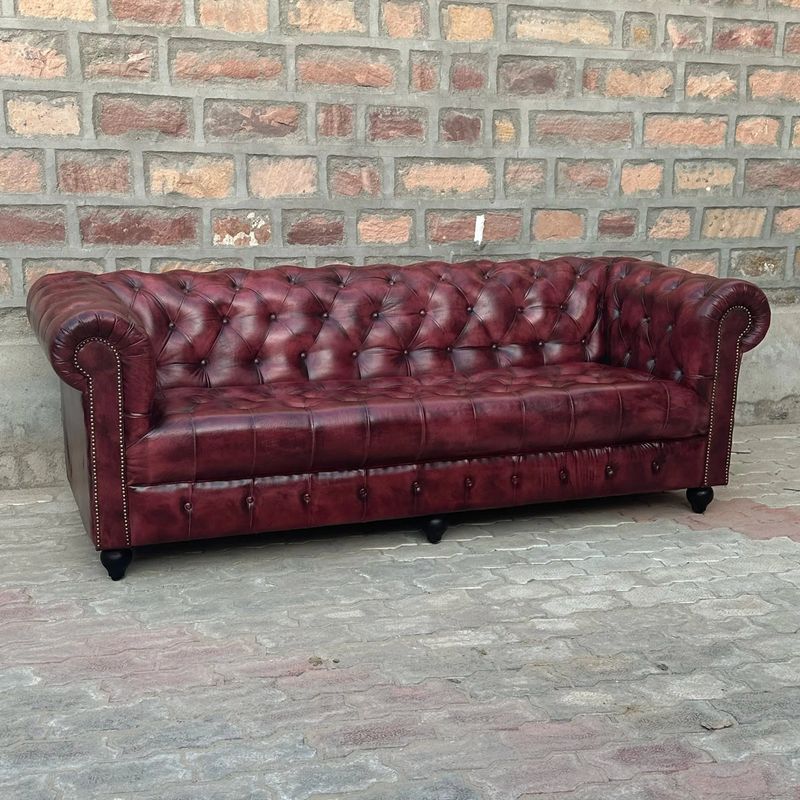 Burgundy Leather