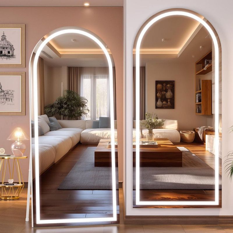 Use mirrors to enhance space