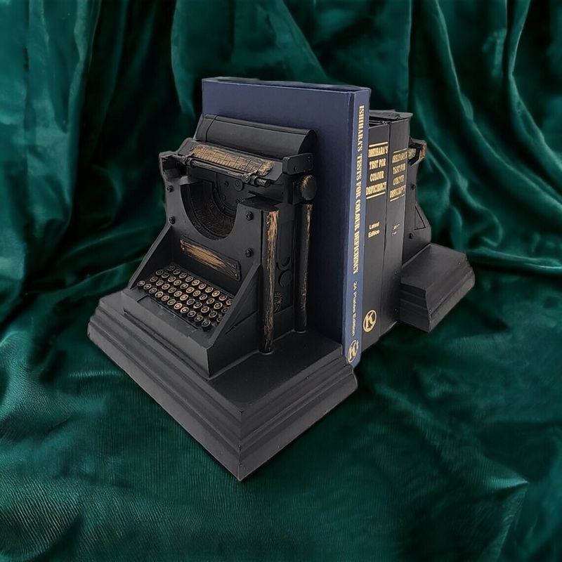 Typewriter Bookends