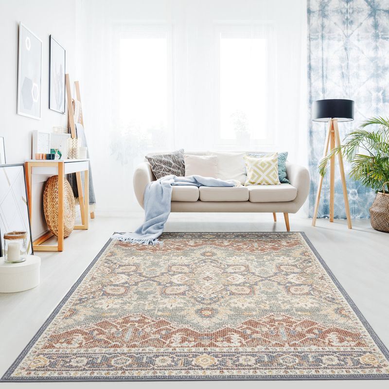 Muted Floral Rugs In Modern Spaces