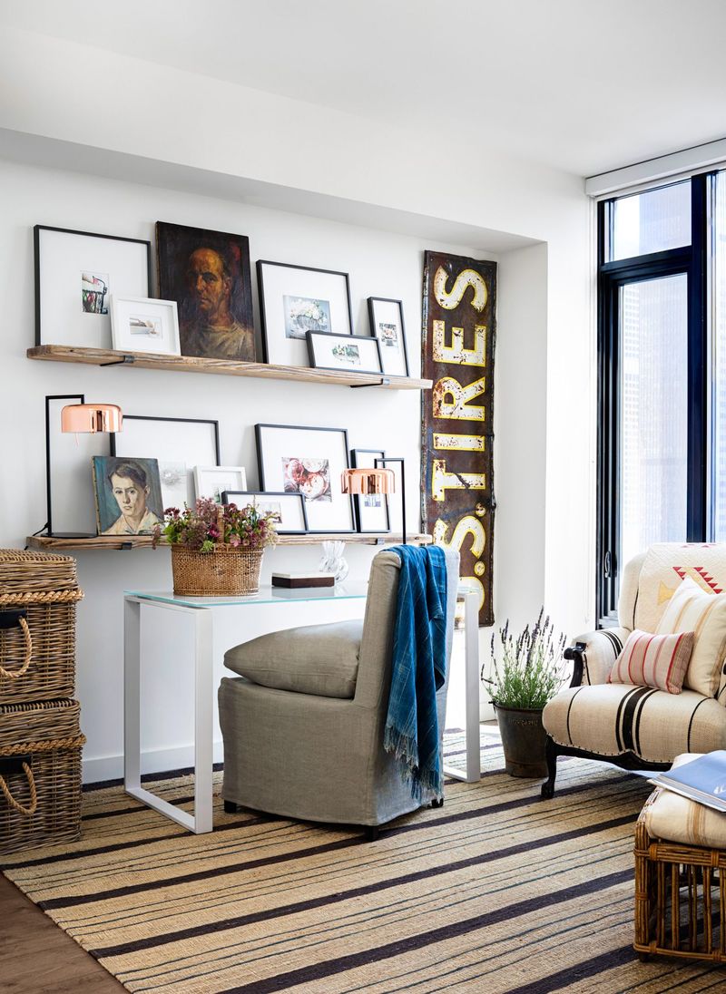 Install Gallery Ledges For Easy Changes