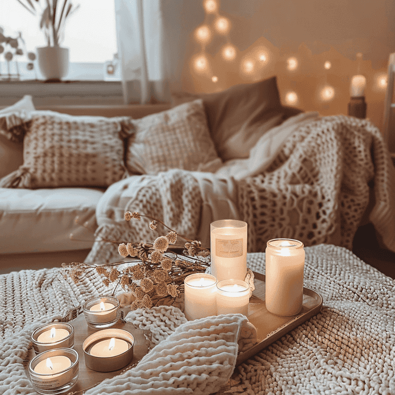 Use Candles or Soft Scent Diffusers