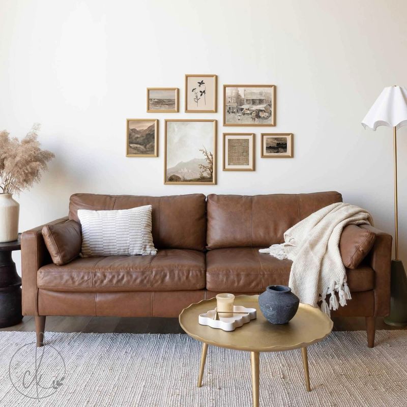 Frame with Gallery Wall of Neutrals