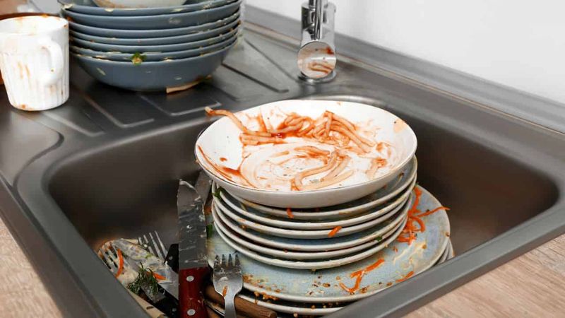Leaving Dishes in the Sink