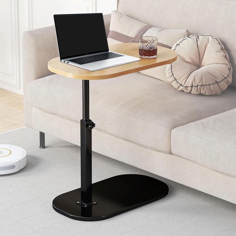 Adjustable Height Side Table