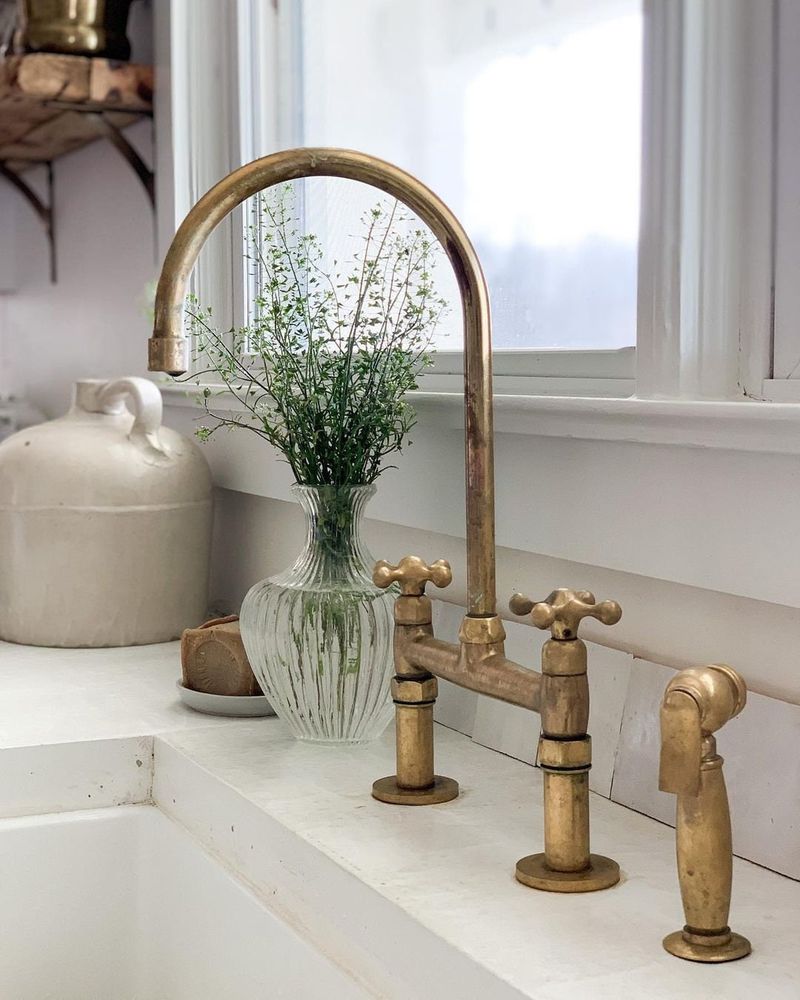 Aging Brass Fixtures