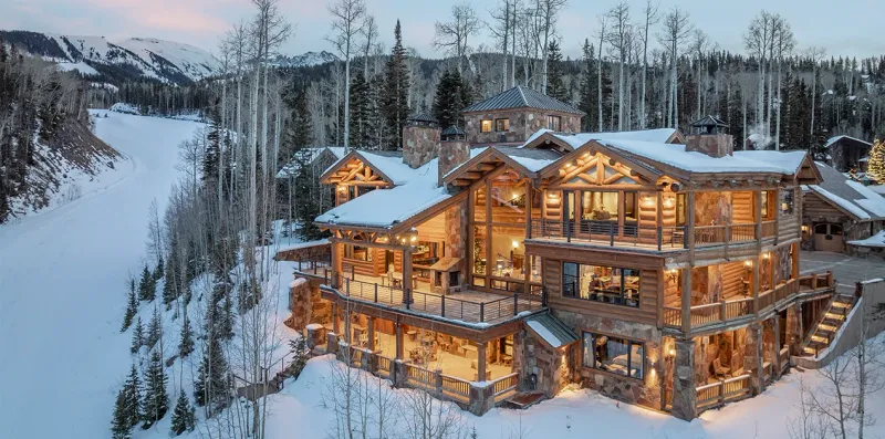 Mountain Village Luxury Log Home in Telluride