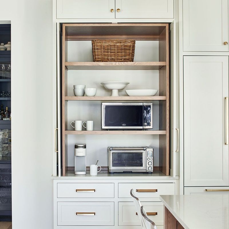 Hidden Appliance Garages