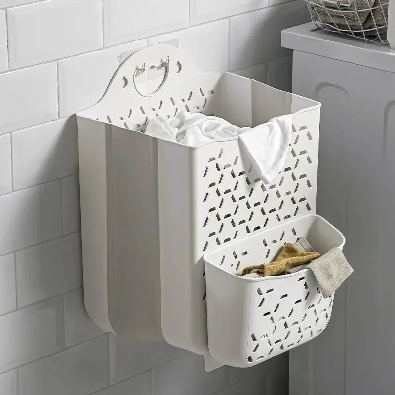 Wall-Mounted Laundry Hamper