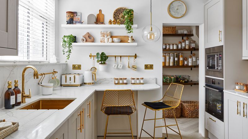 Keep Everything Hidden Behind Cabinets