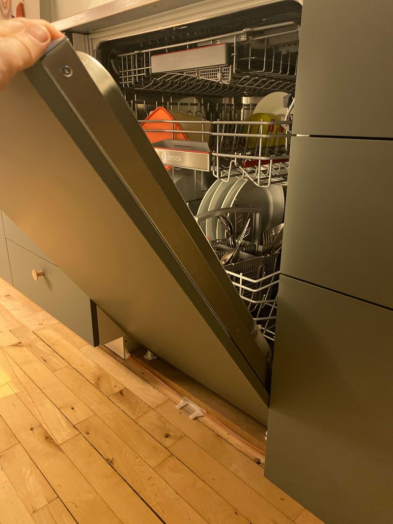 Cabinets Cramp the Dishwasher Door