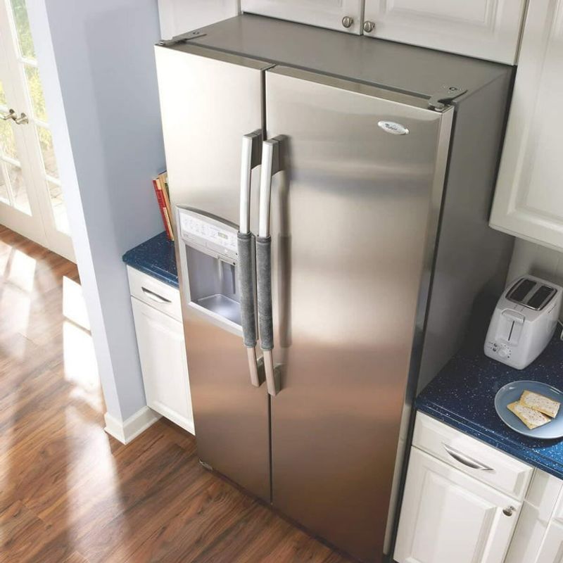 Fridge Door Hits Cabinet Handles