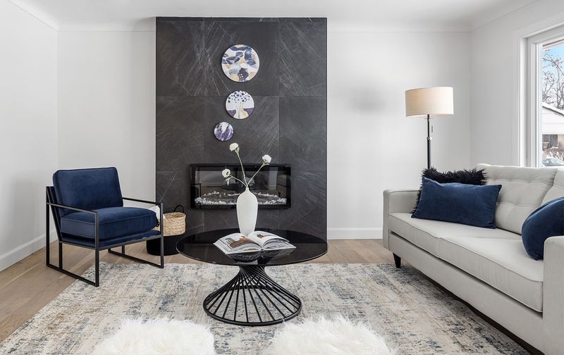 Balances out light and airy interiors