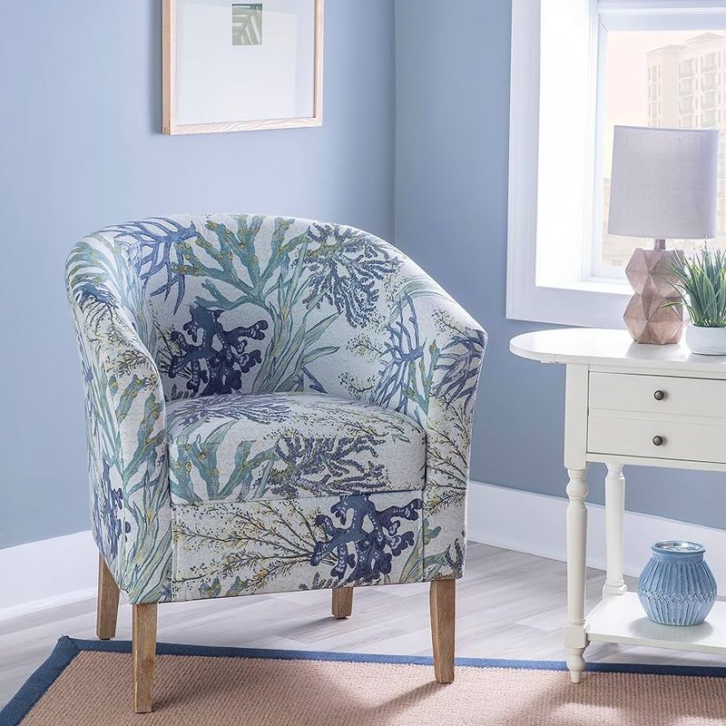 Soft Blue Accent Chairs